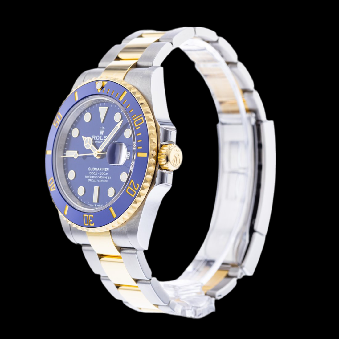 Rolex Submariner Blue Dial Two-Tone