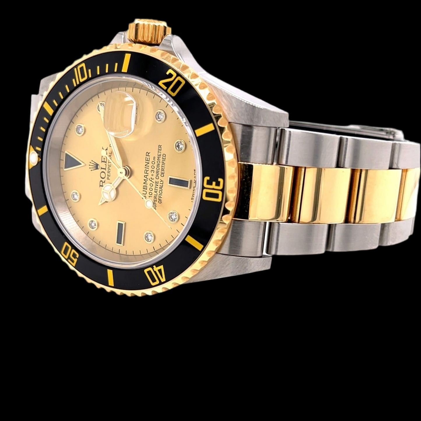 Rolex Submariner Δύο Τόνων Χρυσό